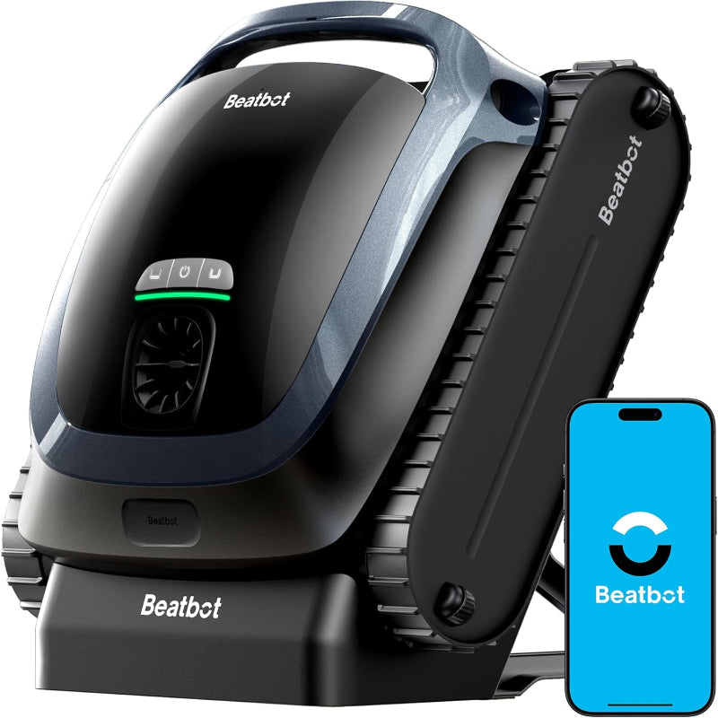 (Excellent)  Beatbot AquaSense 2 Cordless Robotic Pool Vacuum Cleaner, Double-Pass Waterline Scrubbing, Cleans Floor, Walls, an