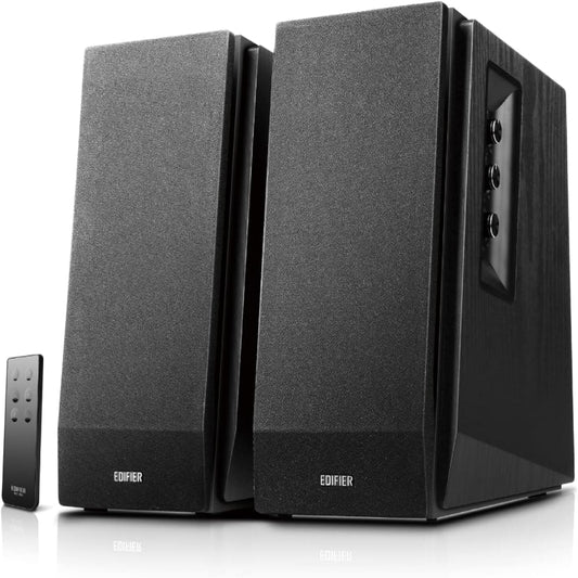 (New Open Box) Edifier R1700BT Bluetooth Bookshelf Speakers - Active Near-Field Studio Monitors - 66w RMS
