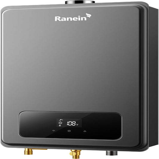 (New Open Box) Ranein Propane Gas Tankless Water Heater, Indoor Max 5.3 GPM, 130,000 BTU Instant Hot Water Heater