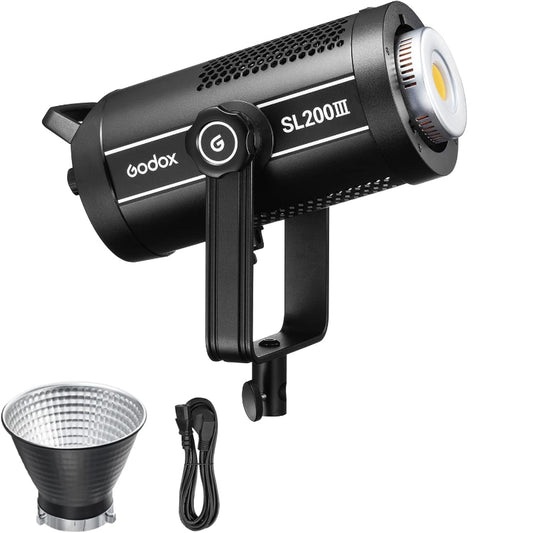 (New Open Box) Godox SL200III 215W(MAX.) LED Video Photography Lights, Bowens-Mount Studio Lights