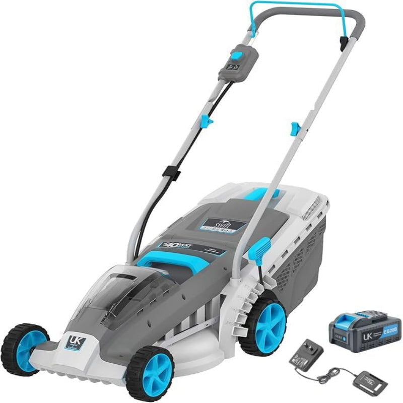 (Excellent) Redback 40V 15” Cordless Lawn Mower | 2Ah Battery & Charger