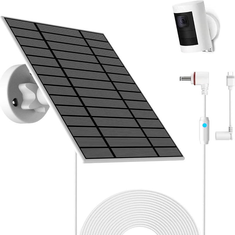 (Brand New) 6W Solar Panel for Ring Spotlight Cam / Stick Up Cam – Fast Charge & Weatherproof