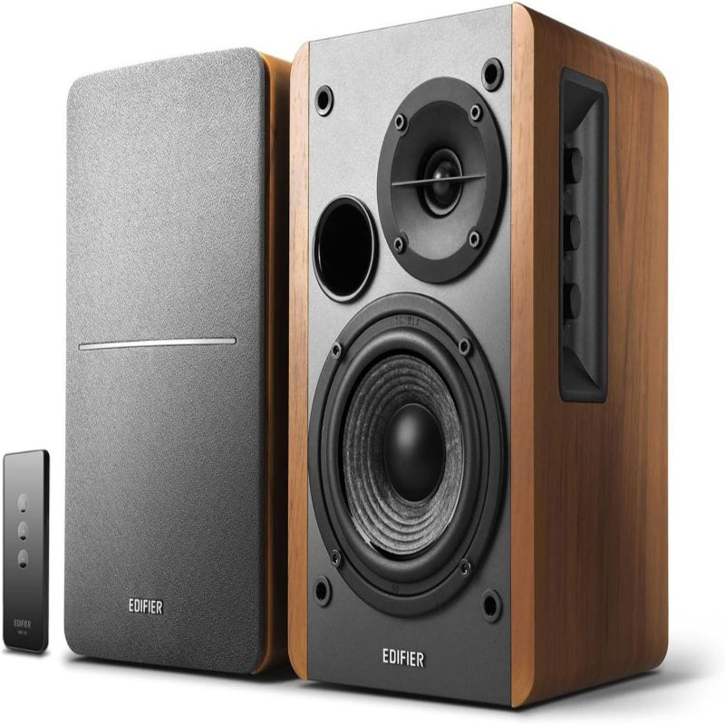 (Excellent) Edifier R1280T Powered Bookshelf Speakers - 2.0 Stereo Active Near Field Monitors