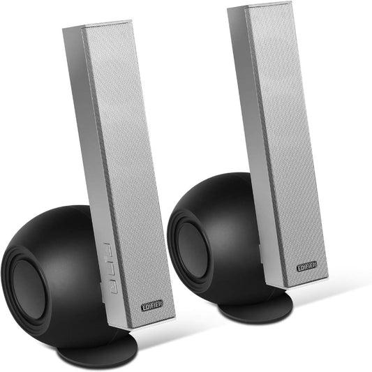 (New Open Box) Edifier e10 Exclaim Speakers, Silver