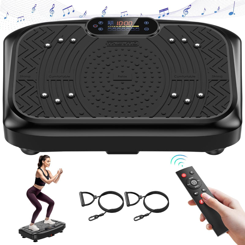 (Excellent) Taevno Vibration Plate Exercise Machine,Vibration Plate Machine 199 Adjustable Speed