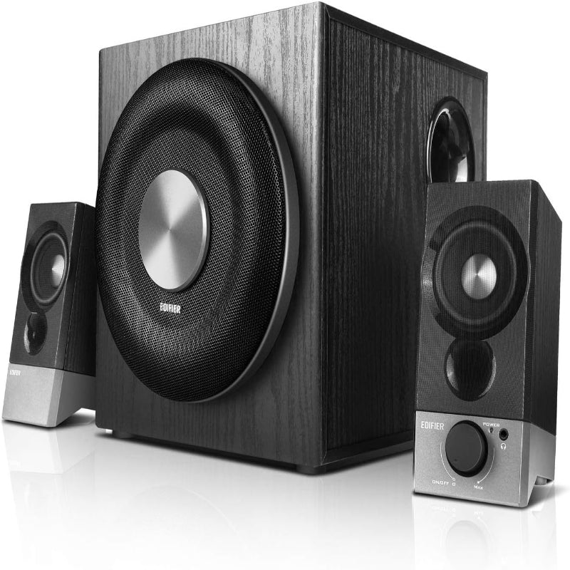 (Excellent) 🔊🎶 Edifier M3600D THX-Certified 2.1 Speaker System | 200W RMS • Optical • Deep Bass Subwoofer ⚡
