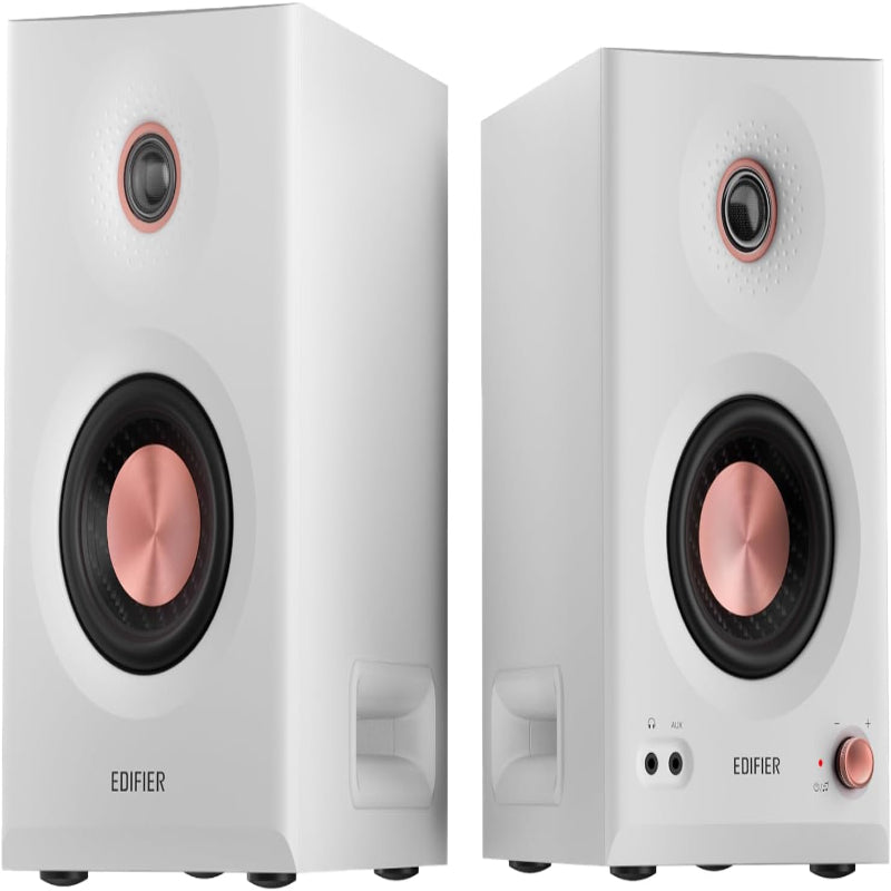 (New Open Box) Edifier MR5 2.0 Studio Monitor Bookshelf Speakers – 110W RMS – Black