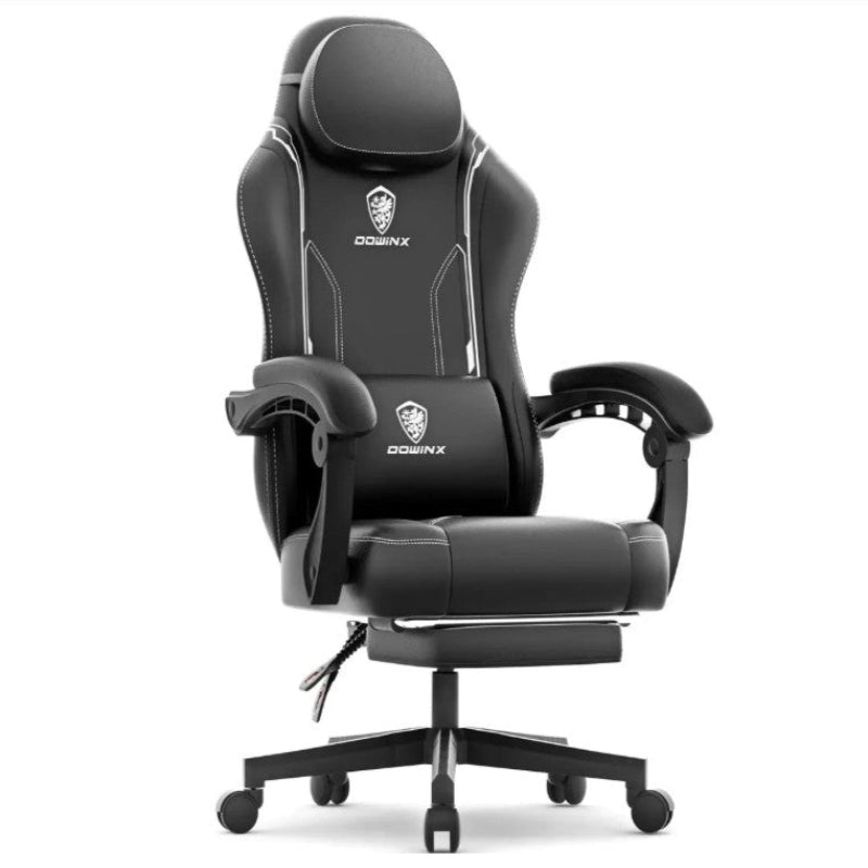 (New Open Box)  Dowinx Ergonomic Series 6650 Gaming Chair | Pocket Spring Cushion • Footrest