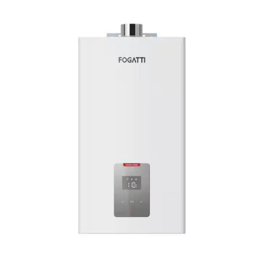 (New Open Box) InstaGas Classic CS120 5.1 GPM 120,000 BTU Residential Natural Gas Tankless Water Heater, Indoor White