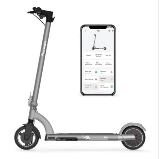 (Excellent) 5TH WHEEL M1 Electric Scooter – Lightweight Foldable E-Scooter for Adults & Teens – Safe, Affordable Urban Commuting Solution with LED Display & Dual Brakes