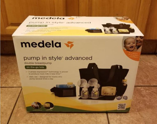 (Open Box) Medela Pump in Style Advanced, double Electric Breast Pump with on the go tote bag