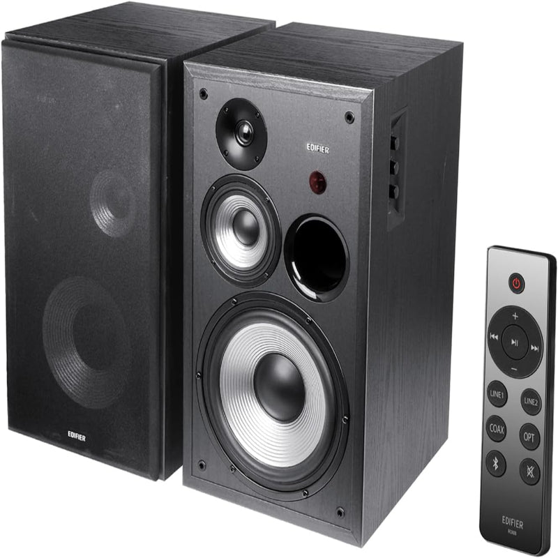 (Excellent) Edifier R2850DB Bluetooth Bookshelf Speakers, Wireless Studio Monitor, 3-Way Powered  (Pair)