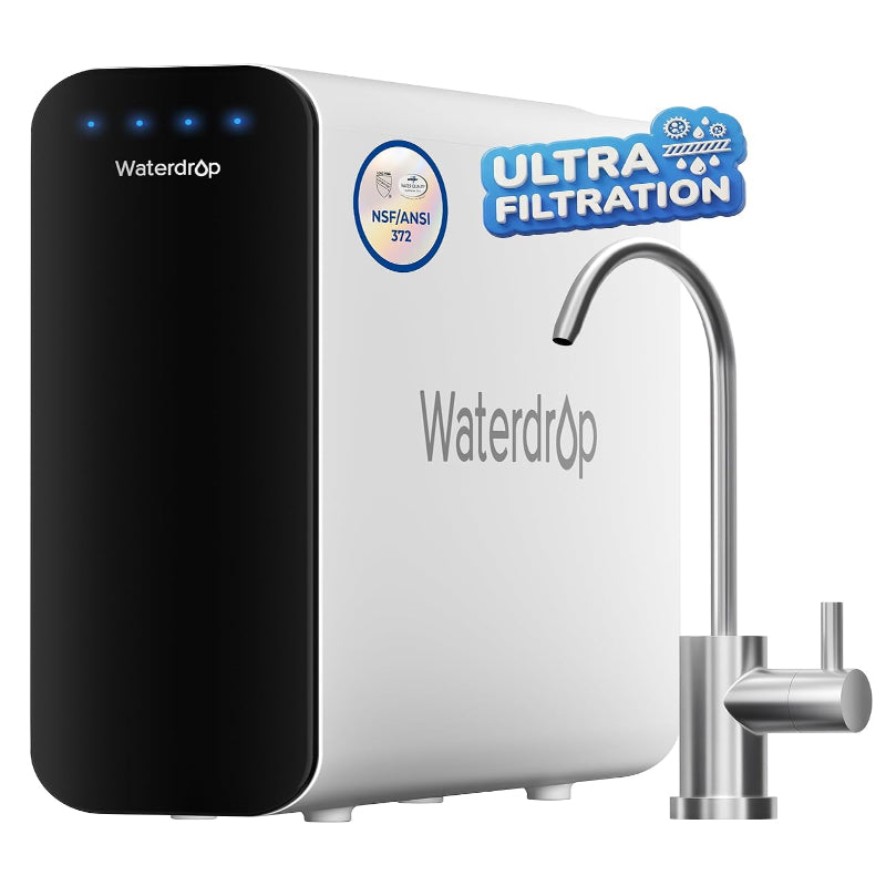 (New Open Box) Waterdrop TSU 0.01 Micron Ultra Filtration Under Sink Water Filter System
