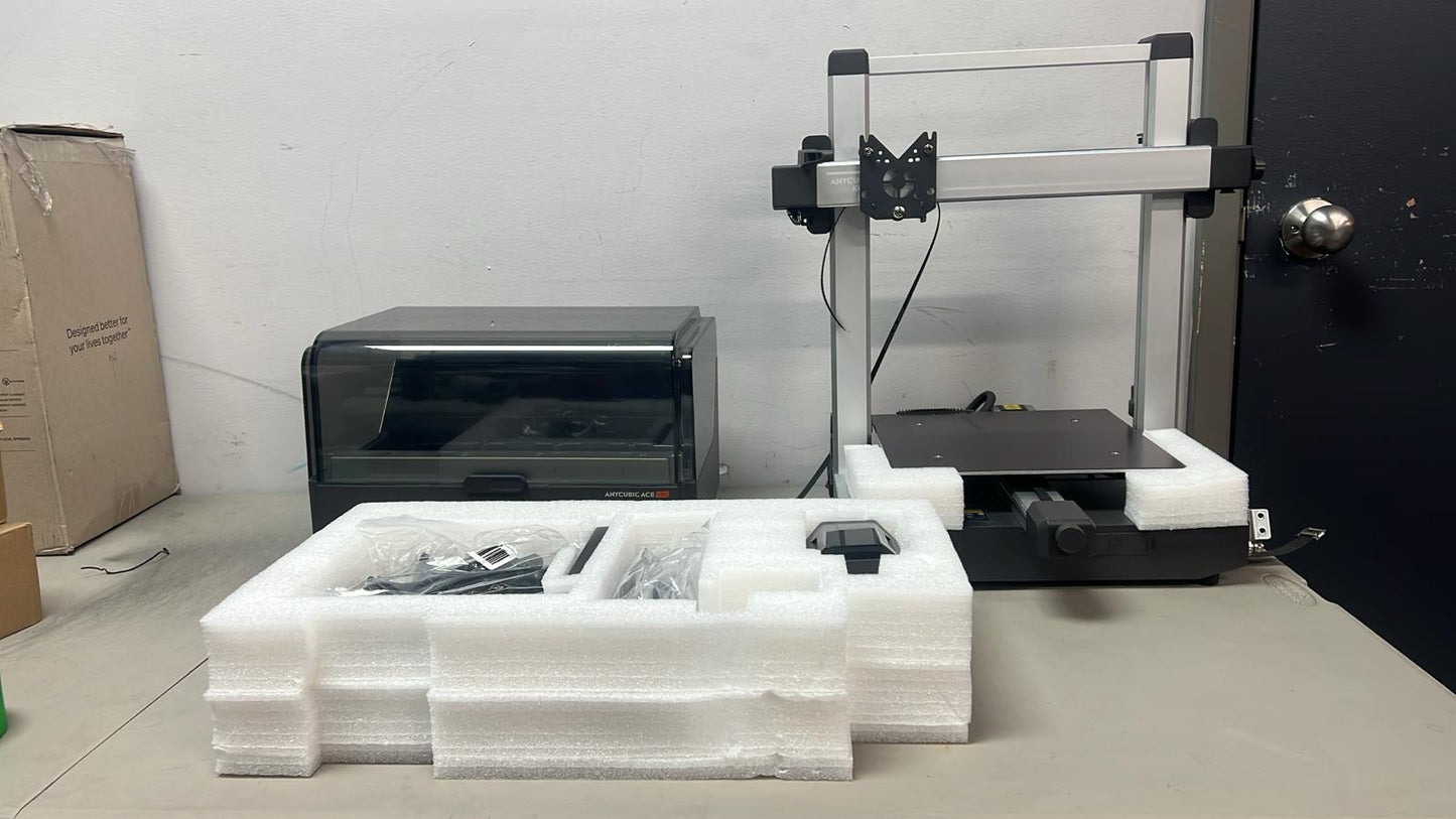 ANYCUBIC 3D Printer Kobra 3 Combo, Smart Multicolor Printing with Filament Drying Function