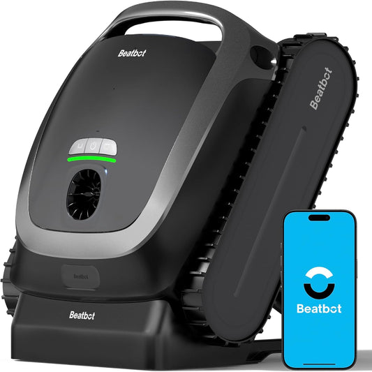 (Excellent) Beatbot AquaSense Cordless Robotic Pool Vacuum Cleaner - Intelligent Path Opimization, Cleans Floor, Walls, and Waterline - Suitable for Above & In-Ground Pools up to 2,260 sq.ft.