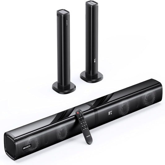 (New Open Box) Mevosto 2.2CH Soundbar 80W | Model D7H • 2-in-1 Separable