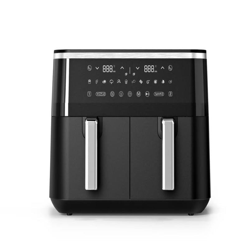 (New Open Box)  Ultima Cosa Presto Luxe Digital Dual Air Fryer 9L | Dual Basket • Smart Touch