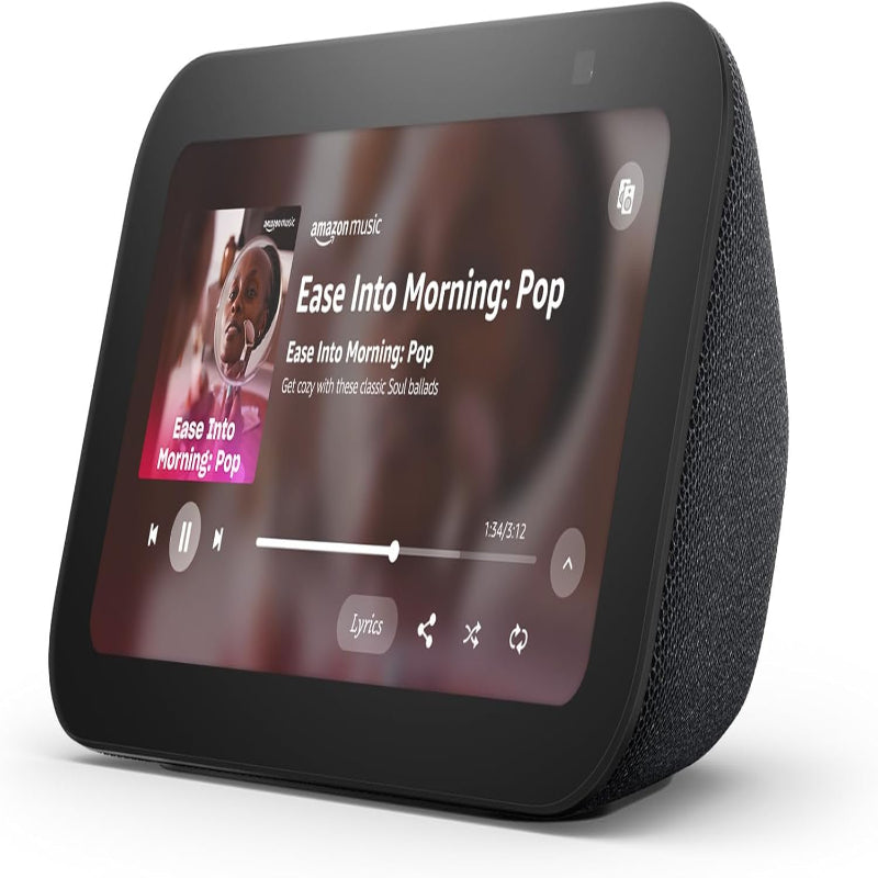 (Excellent) Amazon Echo Show 5 (3rd Gen) Smart Display | Deeper Bass • Clearer Sound • Charcoal
