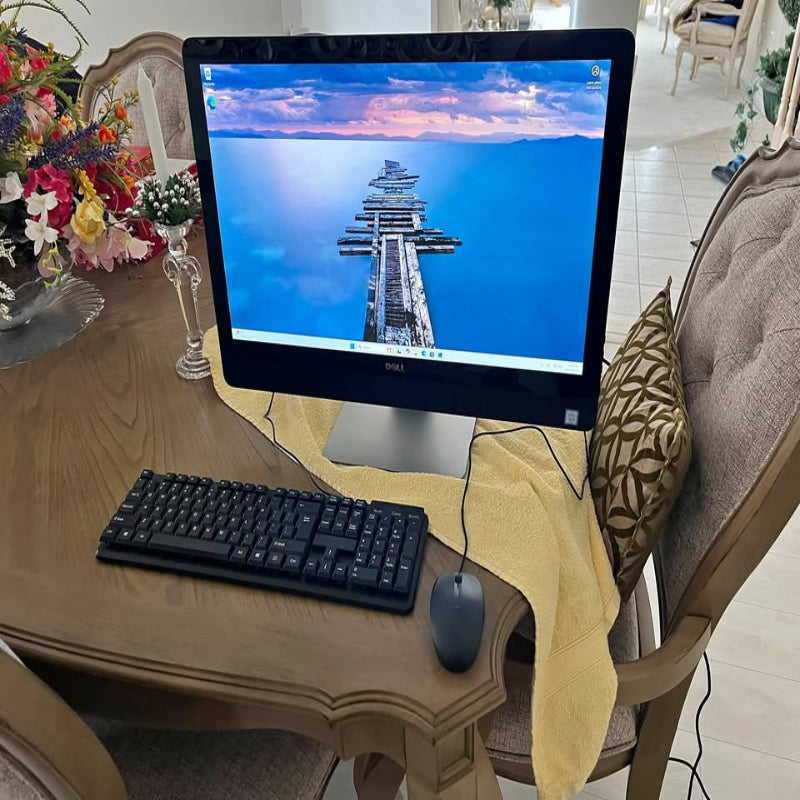 (Good) Dell Inspiron 24" 5459 AIO Touchscreen Desktop i5-6400T/12GB RAM/500GB SSD Win11 Office 2021