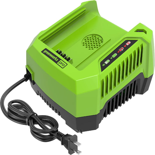 (Never Used) Greenworks PRO 80V Lithium Ion Single Port Rapid Battery Charger