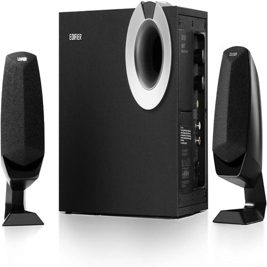 (Excellent) Edifier M201BT Multimedia Computer Speaker System with Subwoofer, Full Range Audio