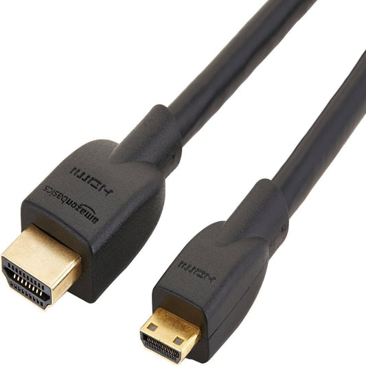 (New) Amazon Basics High Speed Mini HDMI (Source) to HDMI (Display) Cable, 10FT, Black