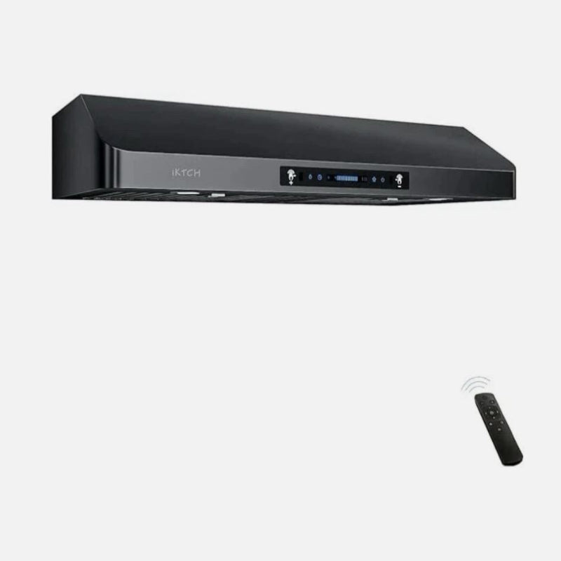 (New Open Box) IKTCH 30 Inch Under Cabinet Range Hood with 900-CFM (IKC01-30-BSS)