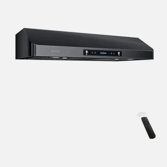 (New Open Box) IKTCH 30 Inch Under Cabinet Range Hood with 900-CFM (IKC01-30-BSS)