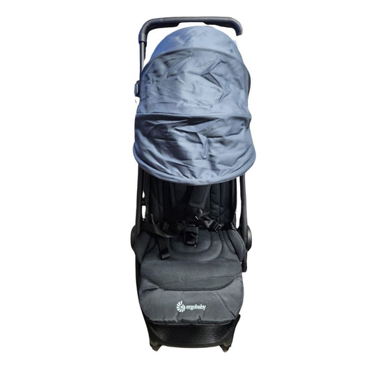 New No Box Ergobaby Metro+ Compact Baby Stroller, Lightweight Umbrella Stroller Folds Down for Overhead Airplane Storage (Carries up to 50 lbs), Car Seat Compatible, Slate Grey