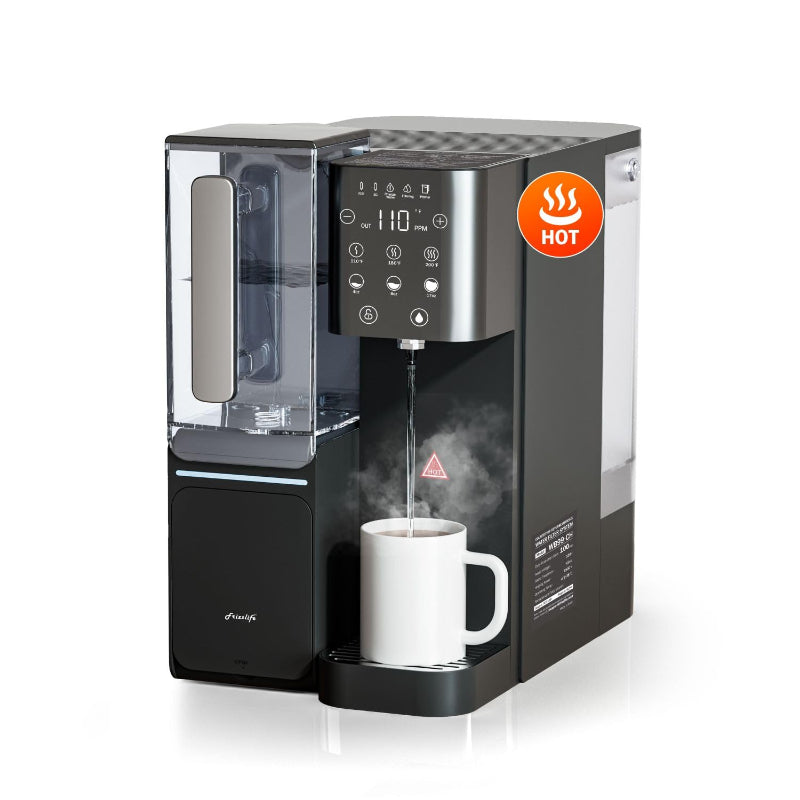 (New Open Box)  Frizzlife WB99CH Countertop Reverse Osmosis System | Instant Hot RO • Portable Pitcher •