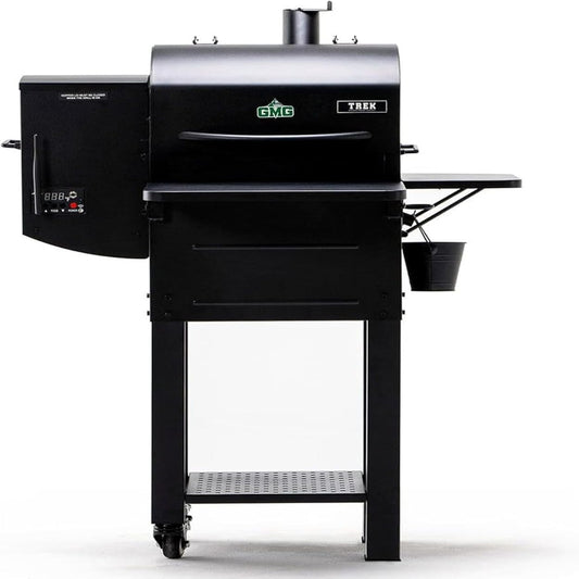 (New Open Box) GMG Stainless Steel Trek Cart Stand – Locking Wheels + Bottom Shelf!