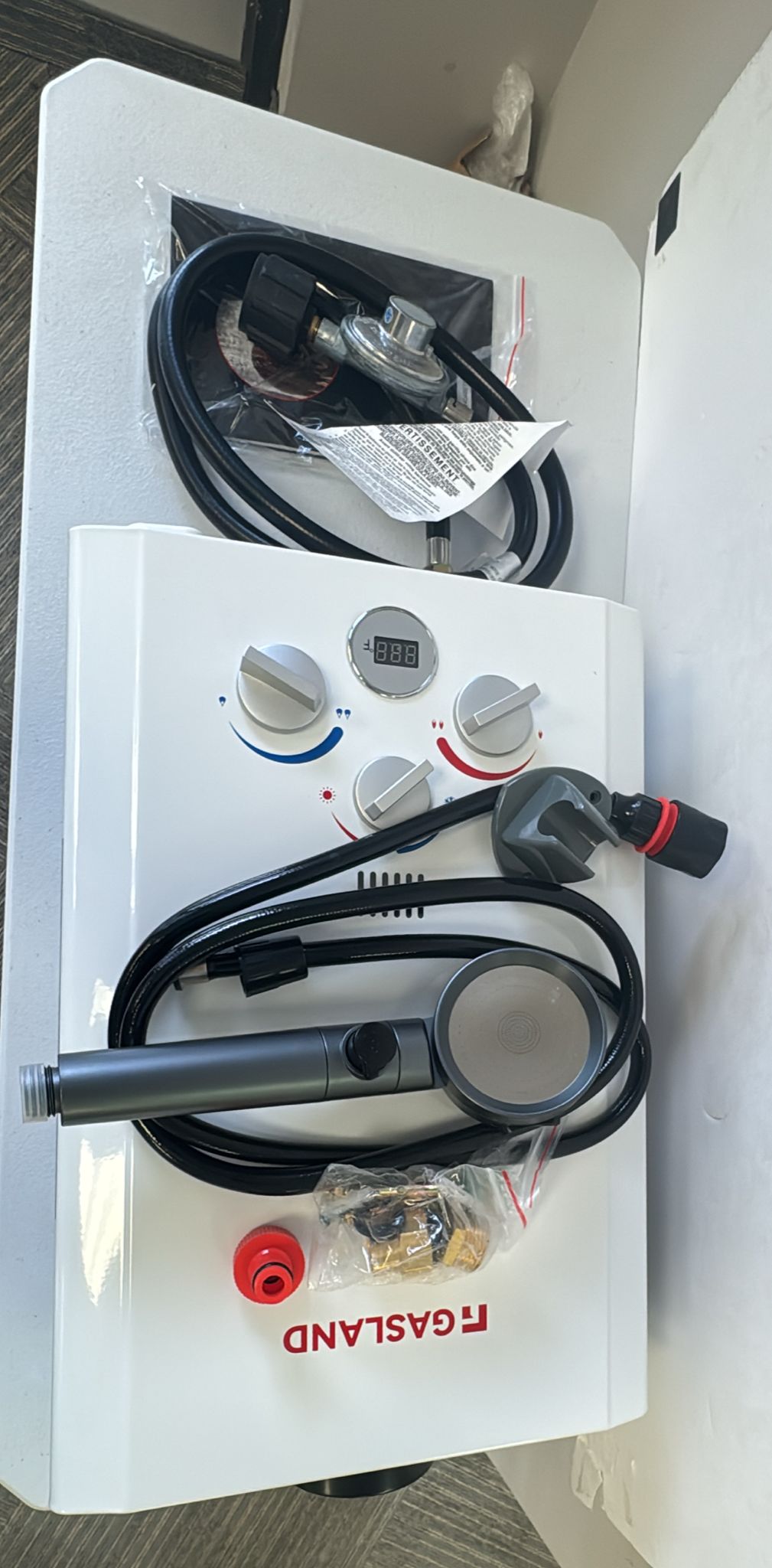 (Excellent) Tankless Water Heater, Gasland BE158 1.58GPM 6L Outdoor Portable Gas Water Heater, White