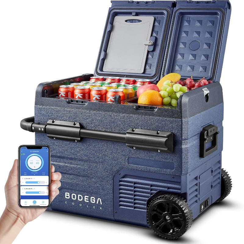 (New Open Box) BODEGA TAW45 Car Refrigerator | Portable 12V/24V Electric Cooler