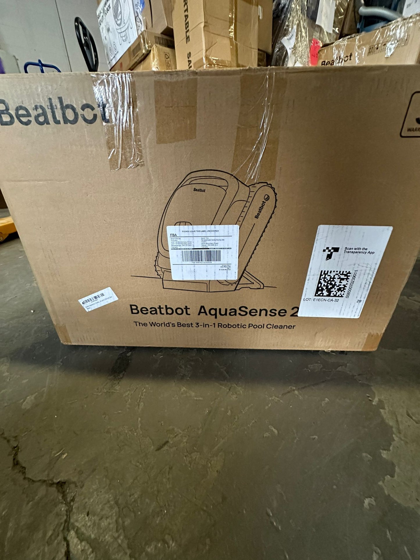 (Excellent)  Beatbot AquaSense 2 Cordless Robotic Pool Vacuum Cleaner, Double-Pass Waterline Scrubbing, Cleans Floor, Walls, an