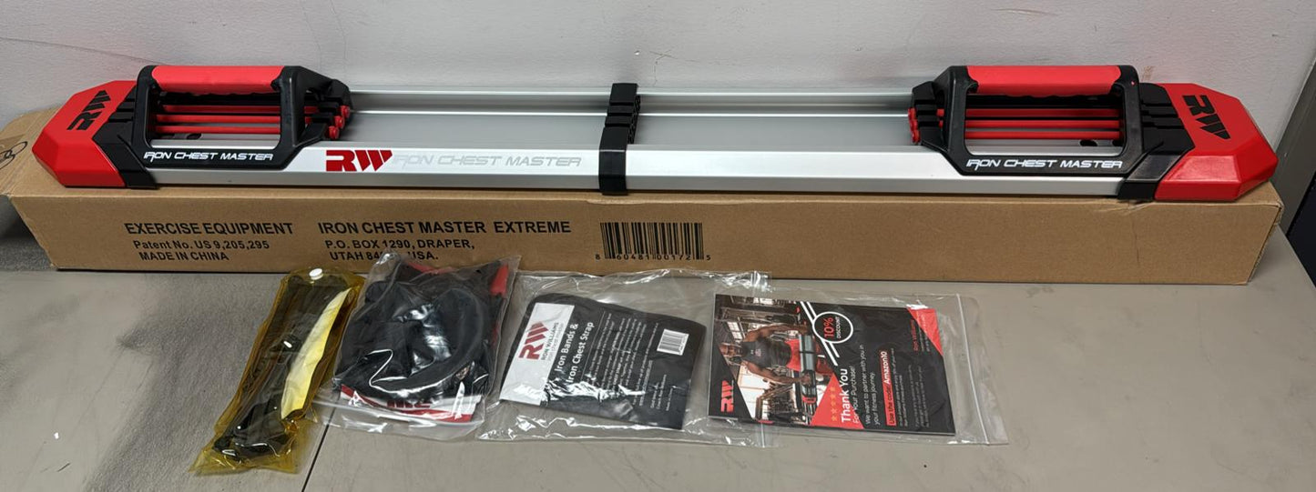 (Brand New) IRON CHEST MASTER Push Up Machine | Home Fitness Equipment for Chest Workouts