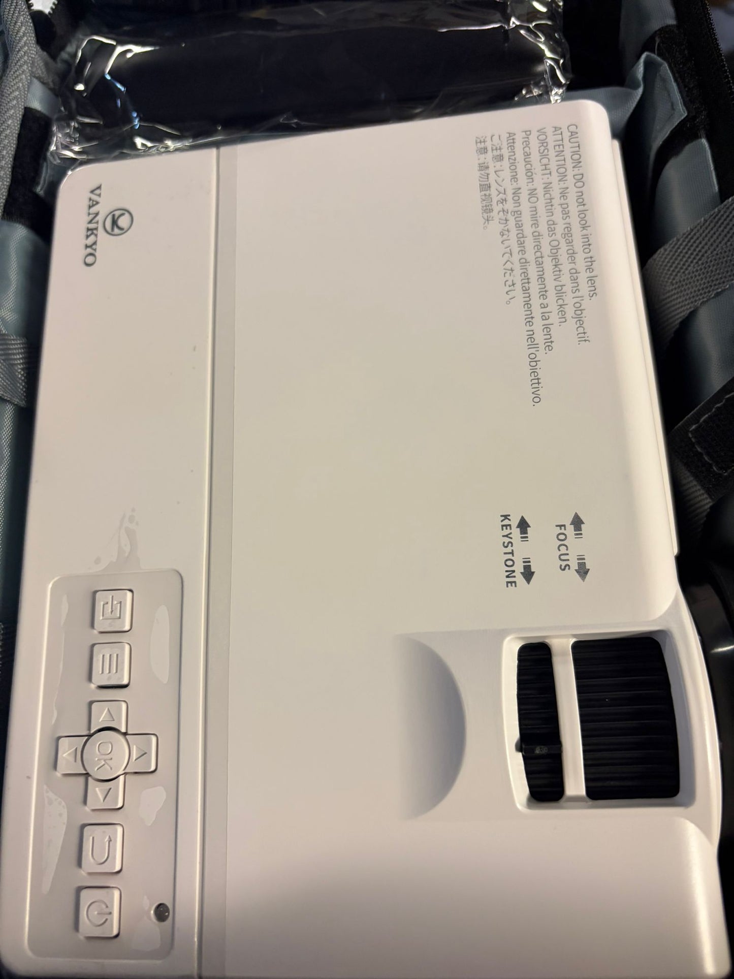 (New Open Box) VANKYO Leisure 3 1080P Supported Mini Projector, LED Portable Projector Support 170'' Display,