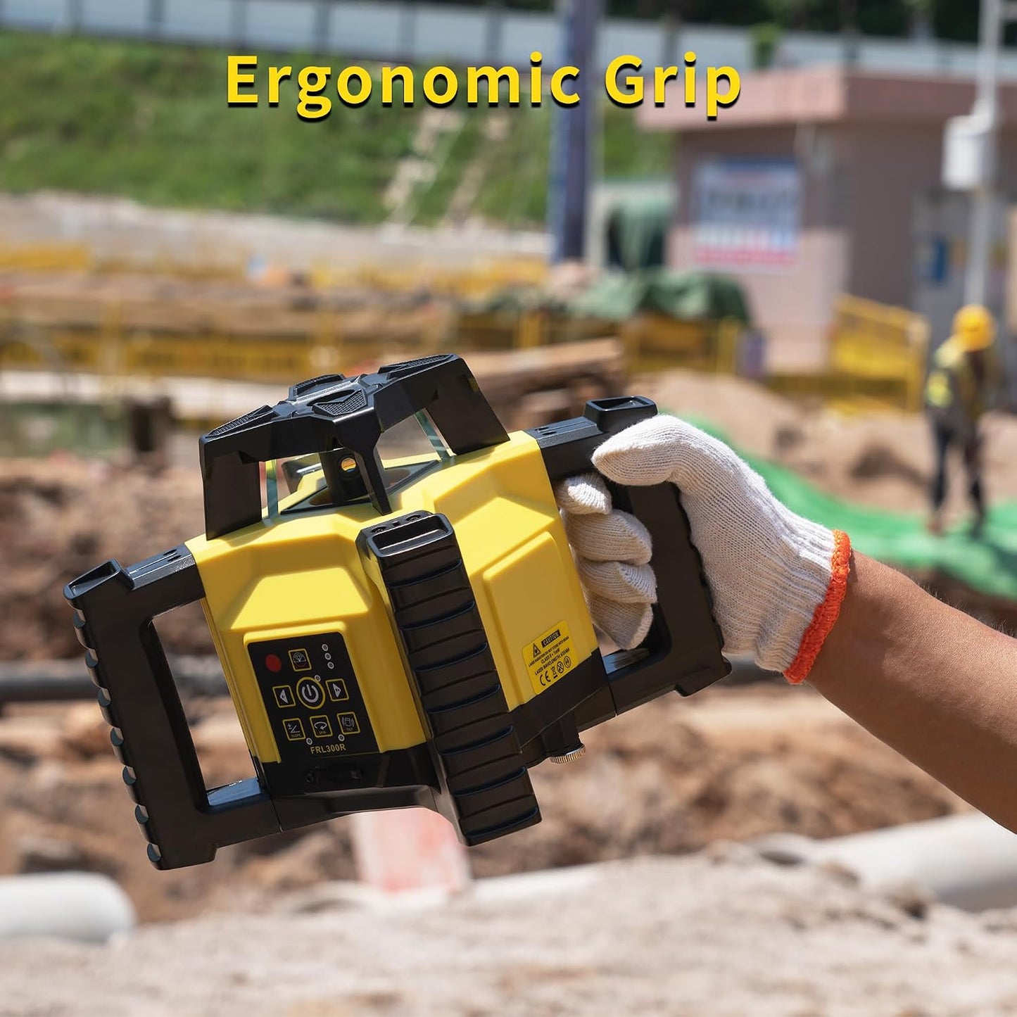 (New No Box)  Firecore FRL300R Rotary Laser Level | 1968FT Range • Self-Leveling • 360° Red Beam