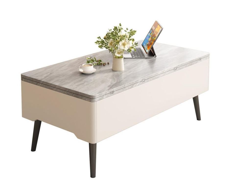 (New Open Box) Guyii Lift 43" Top Coffee Table with Storage, Modern Multifunction Center Table (DS0041)