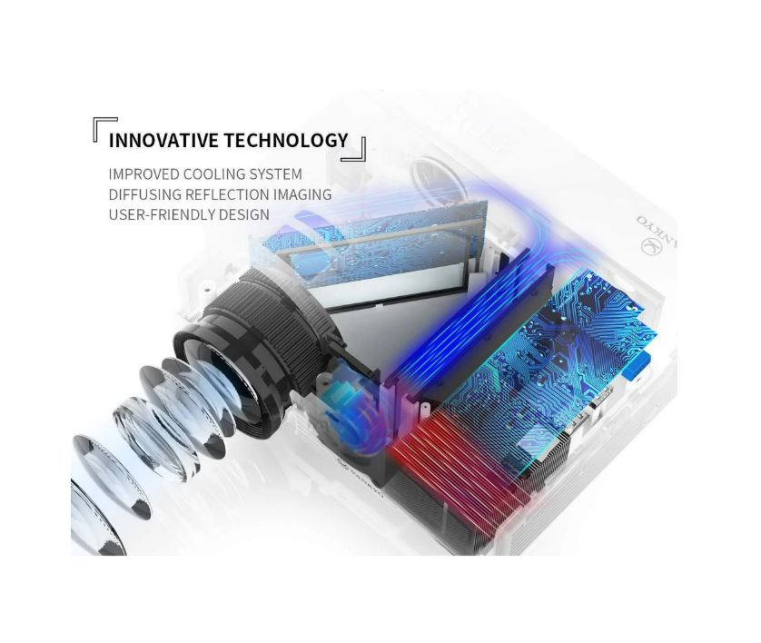 (New Open Box) VANKYO Leisure 3 1080P Supported Mini Projector, LED Portable Projector Support 170'' Display,