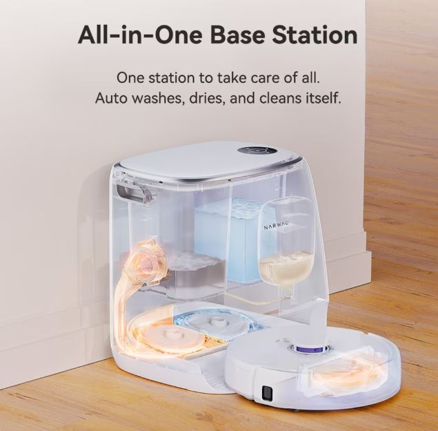 (Excellent)  Narwal Freo X Ultra Robot Vacuum & Mop | Self-Cleaning • Powerful Suction