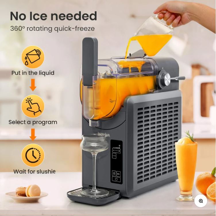 (Excellent) Inoviva Slushie Machine S1.0 – 68oz Classic Frozen Drink Maker