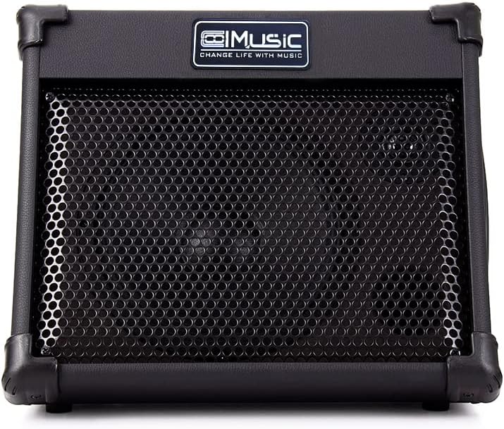 (New Open Box)  Coolmusic Portable Acoustic Guitar Amplifier – 40W | Battery-Powered with Bluetooth
