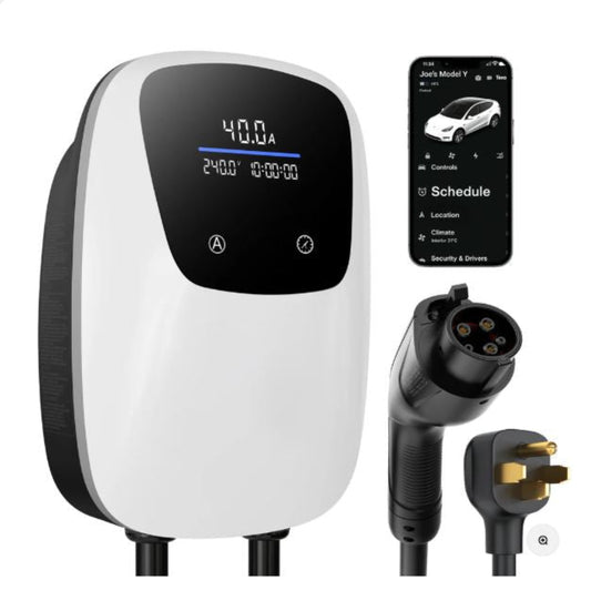(Excellent) Tera 40A 240V Level 2 Home EV Charger for W02-white