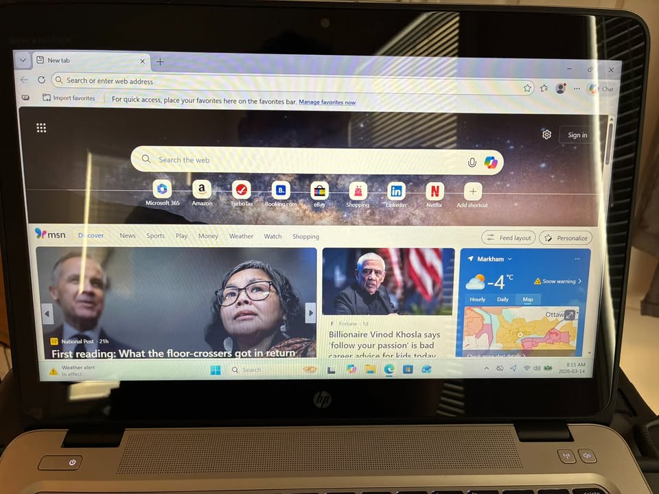 (Good) HP EliteBook G3 Laptop – Fast SSD, Business Class with LTE sim slot screen defect