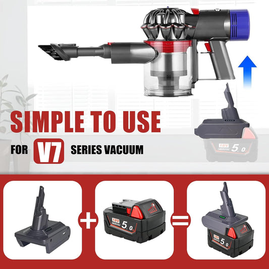 (New Open Box) PEDONY Adapter for Dyson V7 Convert for ML Battery