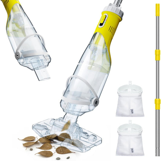 (New Open Box) InoKraft Cordless Pool Vacuum Cleaner, Rechargeable, Handheld Pool Vacuum for Above Ground