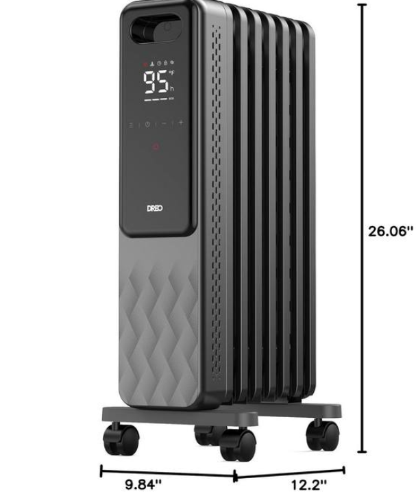 (New Open Box) Dreo Oil Filled Radiator, Electric Heater