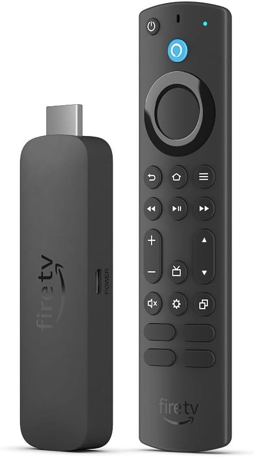 Amazon Fire TV Stick 4K Max (gen 2) streaming device, supports Wi-Fi 6E, free & live TV