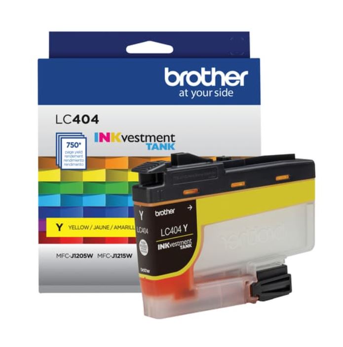 (Brand new) Brother Genuine LC404YS Standard-Yield Yellow Ink Cartridge