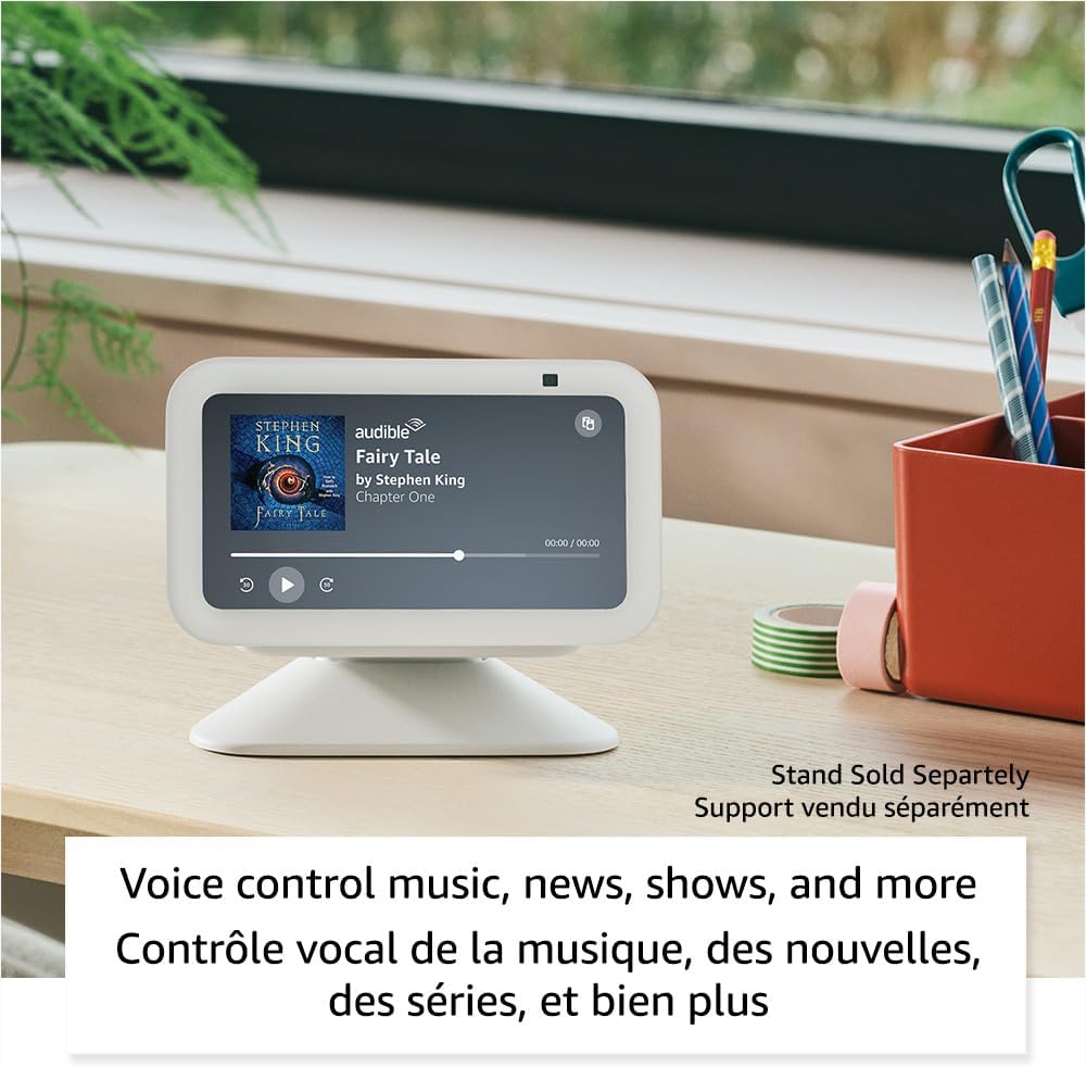 (Excellent) Amazon Echo Show 5 (3rd Gen) Smart Display | Deeper Bass • Clearer Sound • Charcoal